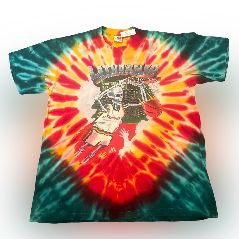 Vintage 1992 Grateful Dead Lithuania Shirt